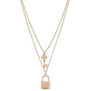 Lock and Key Necklace